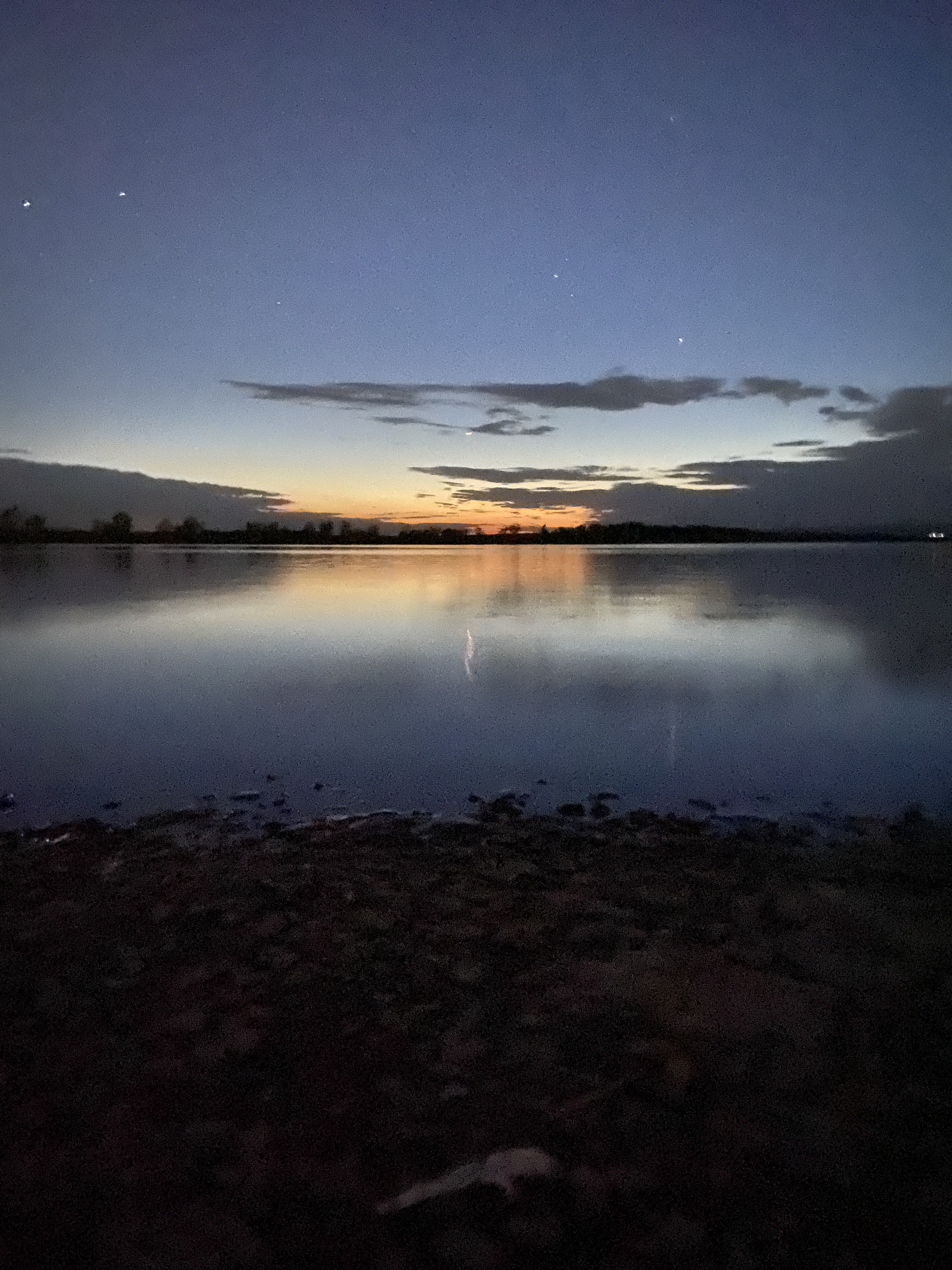 Early morning lakefront